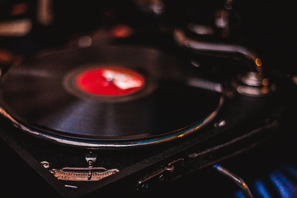 Photo of phonograph of Black British music